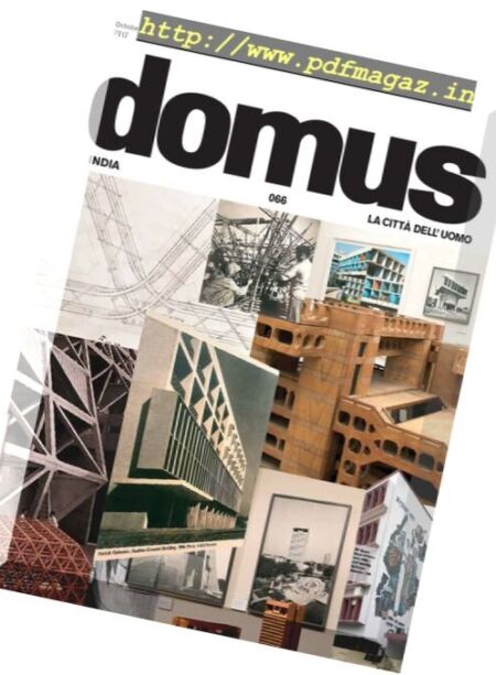 Domus India – October 2017 Cover