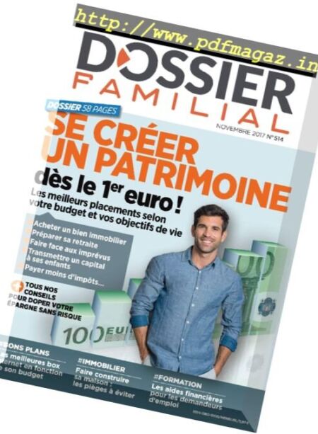 Dossier Familial – Novembre 2017 Cover
