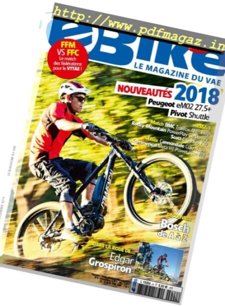 E Bike France – Octobre-Decembre 2017 Cover