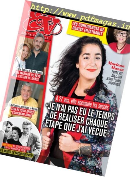 Echos Vedettes – 20 octobre 2017 Cover