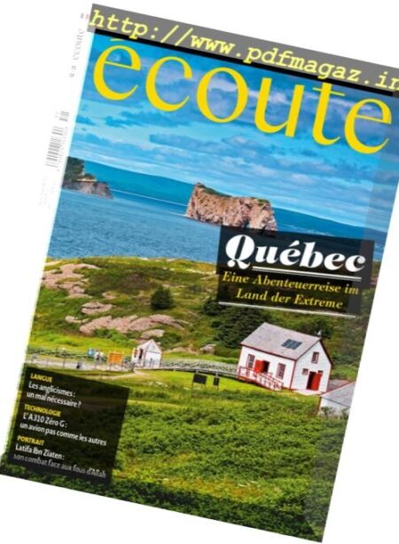 ecoute – November 2017 Cover