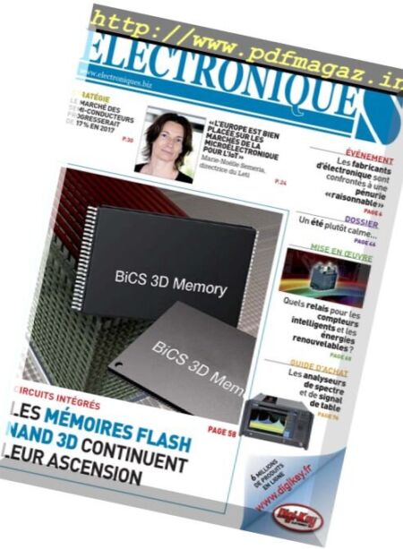 Electronique S – Septembre 2017 Cover
