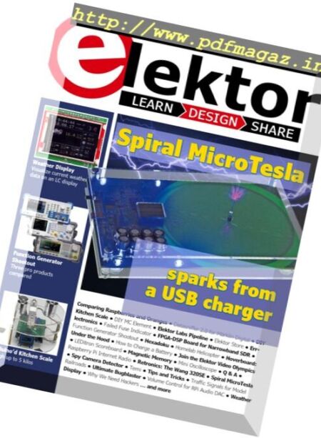 Elektor USA – November-December 2017 Cover