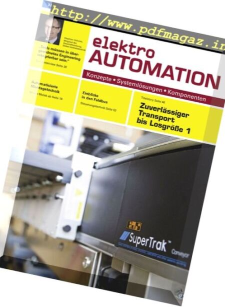 Elektro Automation – Nr.9, 2017 Cover
