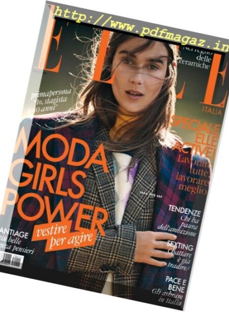 Elle Italia – Novembre 2017 Cover