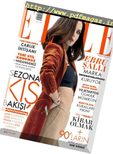 Elle Turkey – Kasim 2017 Cover