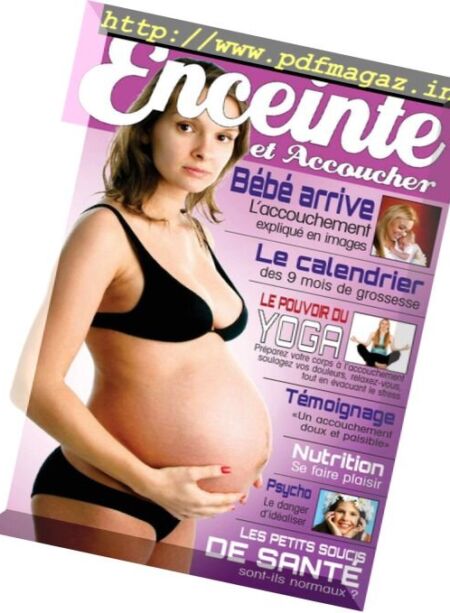 Enceinte et Accoucher – Fevrier 2017 Cover