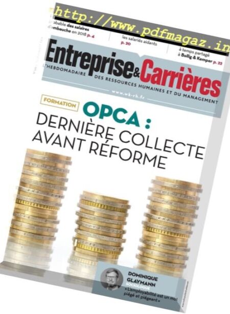 Entreprise & Carrieres – 17 Octobre 2017 Cover