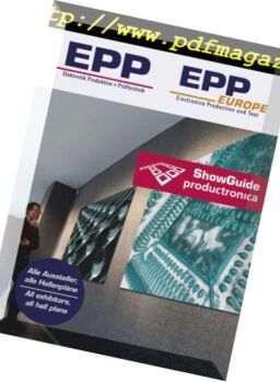 EPP Messeguide Productronica – 2017