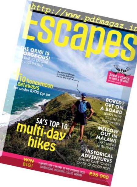 Escapes – November 2017 Cover