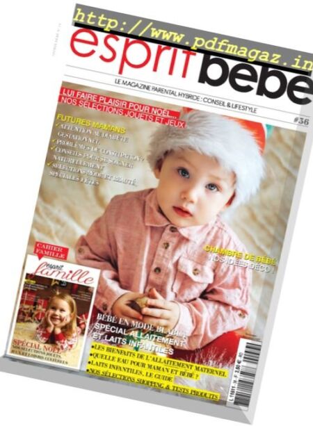 Esprit Bebe – Novembre-Decembre 2017 Cover
