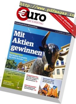 Euro am Sonntag – 7 Oktober 2017