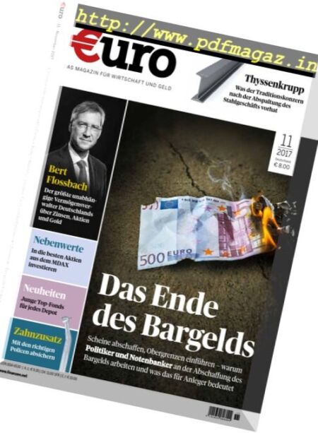Euro – November 2017 Cover