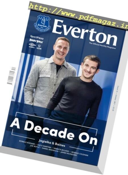 Everton Magazine – October 2017 Cover