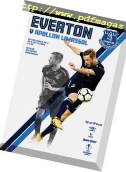 Everton Programmes – 28 September 2017
