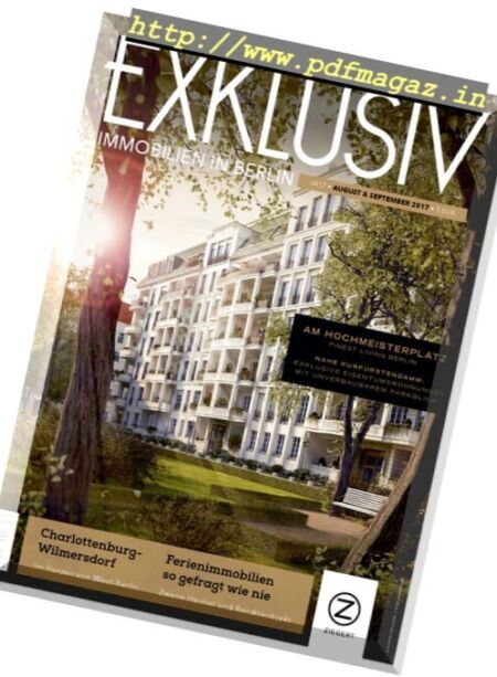 Exklusiv Immobilien in Berlin – August-September 2017 Cover