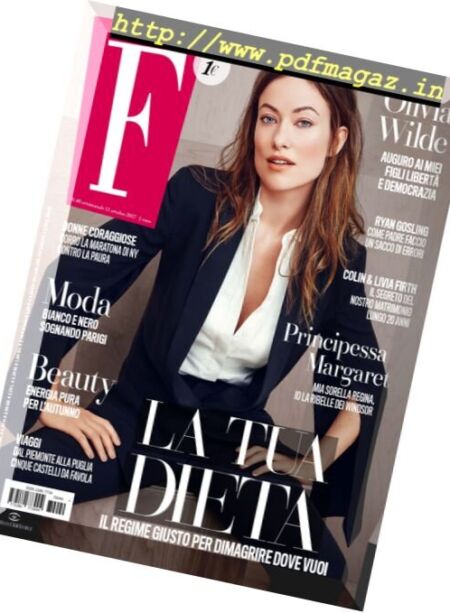 F – 11 Ottobre 2017 Cover
