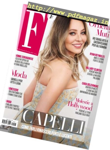 F – 25 Ottobre 2017 Cover