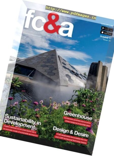 FC&A. Future Constructor & Architect – October 2017 Cover