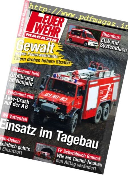 Feuerwehr – Dezember 2011 Cover