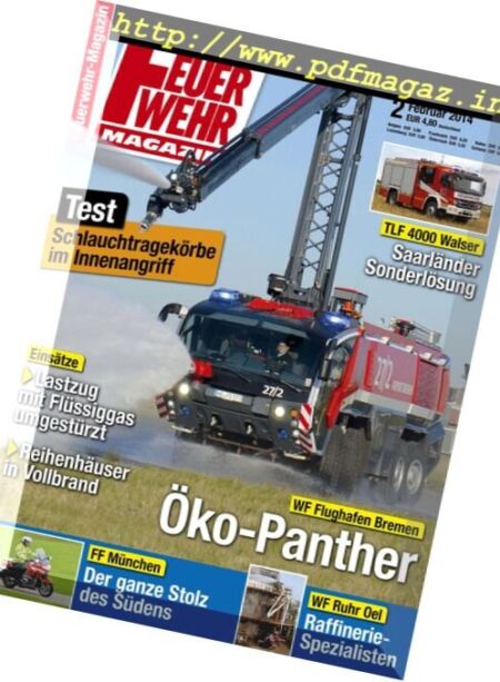 Feuerwehr – Februar 2014 Cover