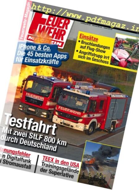 Feuerwehr – Januar 2012 Cover