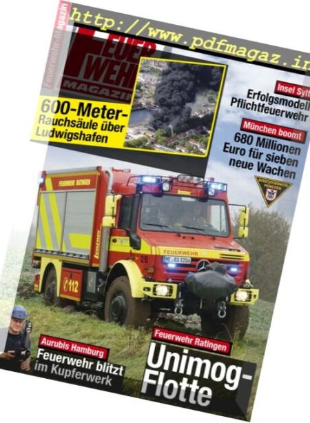 Feuerwehr – Januar 2014 Cover