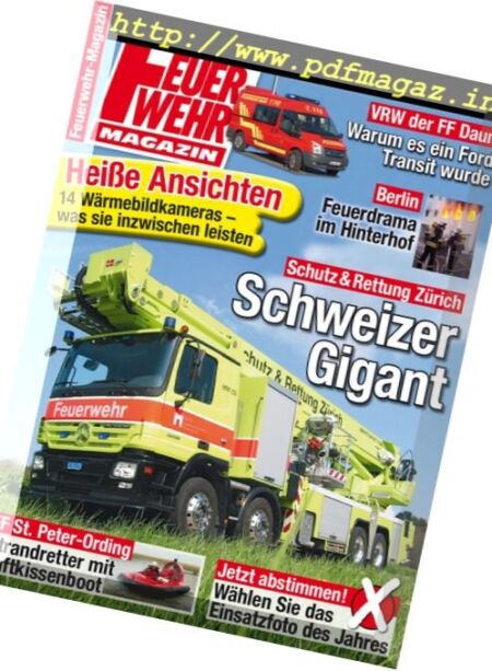 Feuerwehr – Juli 2011 Cover