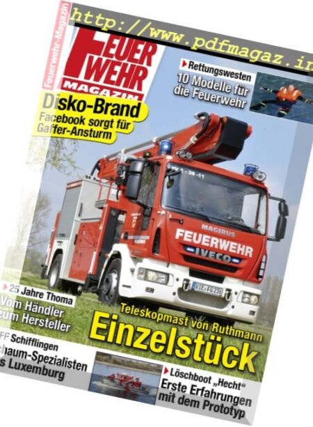 Feuerwehr – Juni 2012 Cover