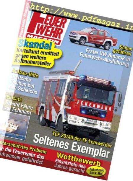 Feuerwehr – Mai 2011 Cover