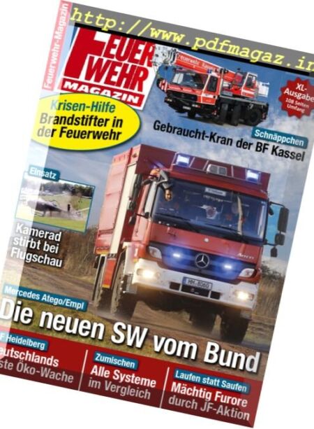 Feuerwehr – Mai 2014 Cover
