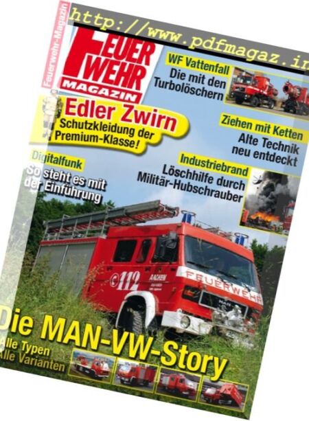 Feuerwehr – November 2011 Cover