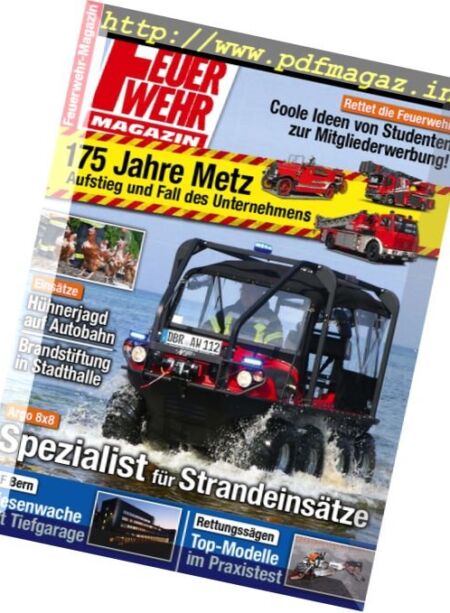Feuerwehr – November 2017 Cover