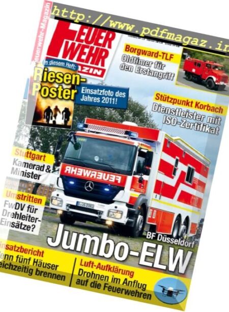 Feuerwehr – Oktober 2011 Cover