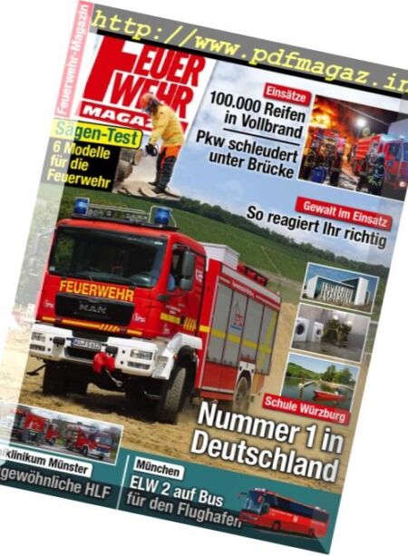 Feuerwehr – Oktober 2017 Cover