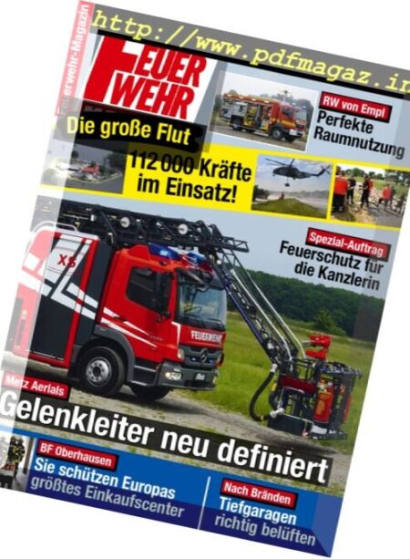 Feuerwehr – September 2013 Cover