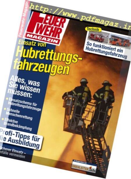 Feuerwehr – Sonderheft Hubrettung 2014 Cover