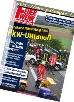 Feuerwehr – Sonderheft Pkw-Unfalle 2010