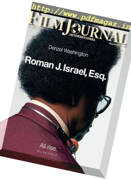 Film Journal International – November 2017 Cover