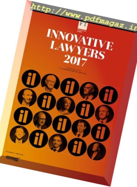Financial Times – Innovative Law Year 2017 – 5 October 2017 Cover