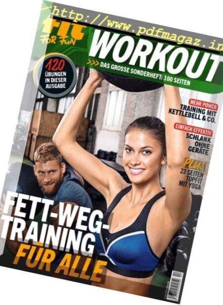 Fit for Fun Magazin – Sonderheft Workout – Oktober-Dezember 2017 Cover