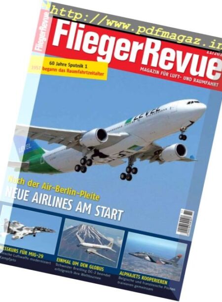 FliegerRevue – November 2017 Cover