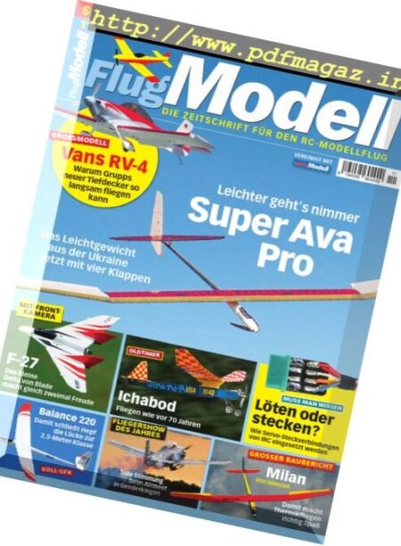Flugmodell – November 2017 Cover