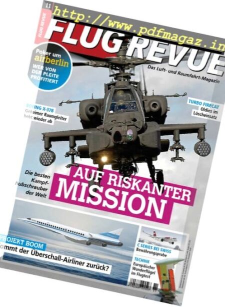 Flugrevue – November 2017 Cover