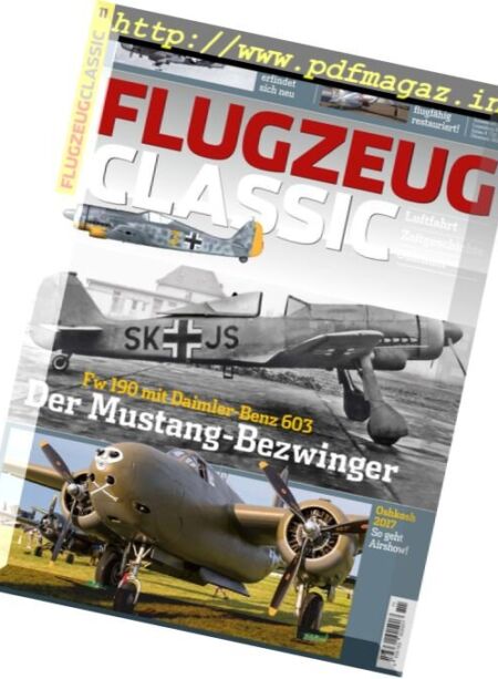 Flugzeug Classic – November 2017 Cover