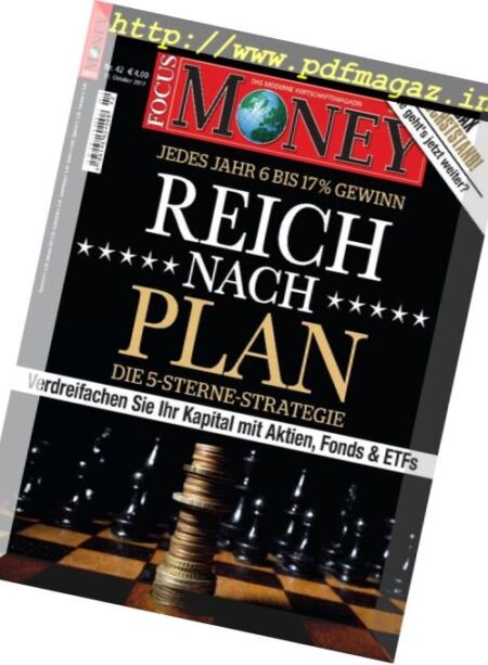 Focus Money – 11 Oktober 2017 Cover