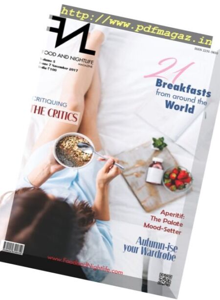 Food and Nightlife – November 2017 Cover