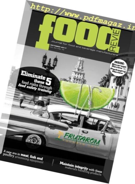 Food Review – October 2017 Cover