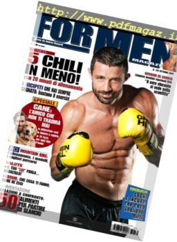 For Men Magazine – Ottobre 2017