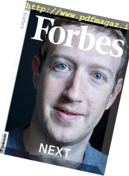 Forbes Austria – Oktober 2017 Cover
